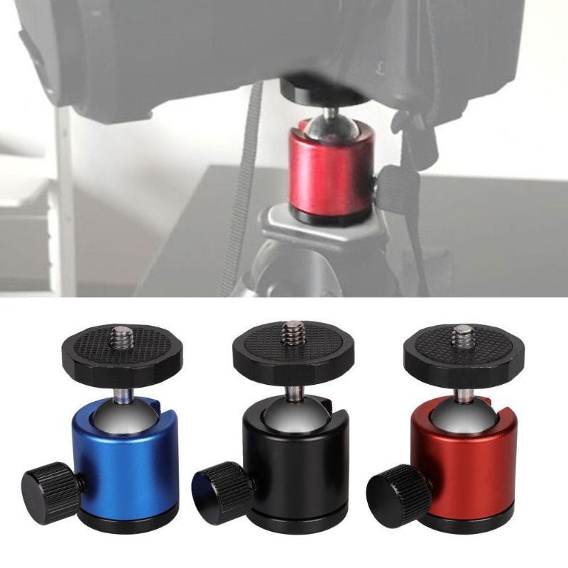 

Mini Ball Head 1/4" Mount For Camera Tripod ballhead DSR For Nikon Tripod DSLR Camera Stand Canon Mount T1U8