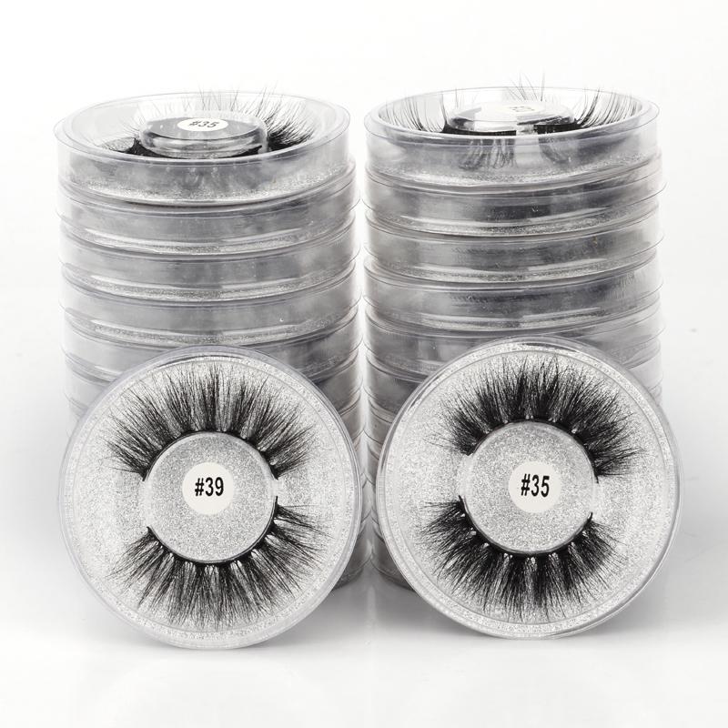 

wholesale 10/20/50/100 pairs 3d mink lashes false eyelashes fluffy wispy fake lashes natural makeup faux lash extension in bulk