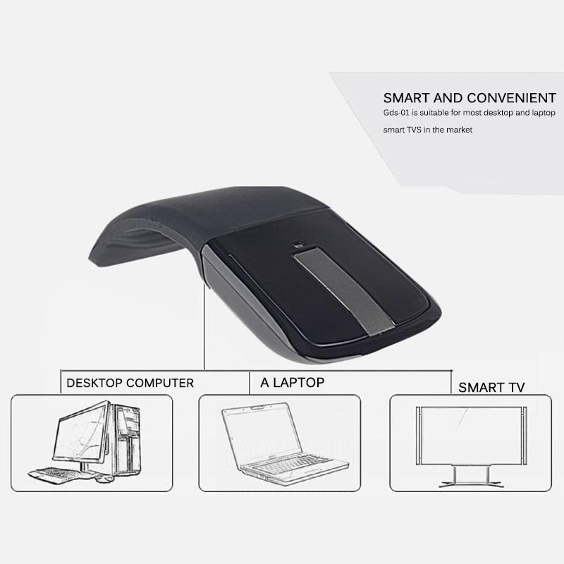 

Cool 2.4G Bluetooth Folding Mouse Wireless Optical Mouse 1000DPI For Arc Touch 2 Generation Bluetooth Foldable1
