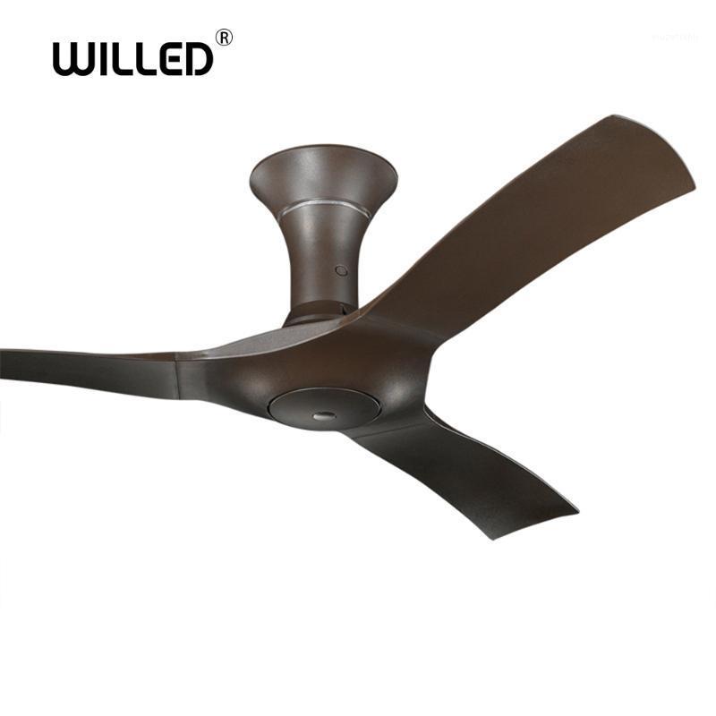 

54 inch Ceiling Fan With Remote Control Modern Nordic 3 ABS Blades Attic Without Light Dining Room Lamp Fan 220v1