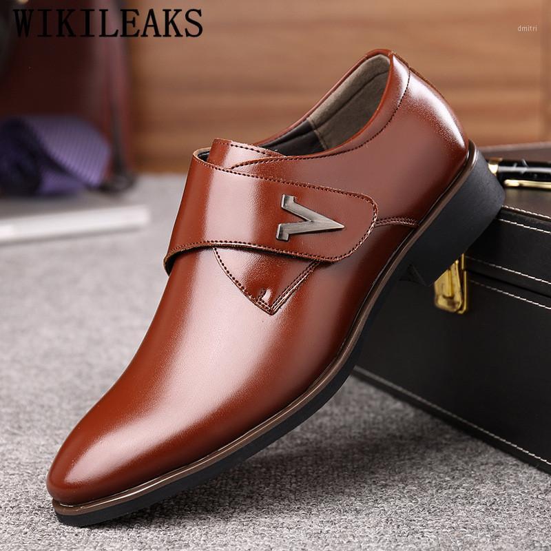 

Italian Loafers Mens Dress Shoes Leather Formal Shoes Men Wedding Party Office Oxford For Men Calzado Hombre1, Black