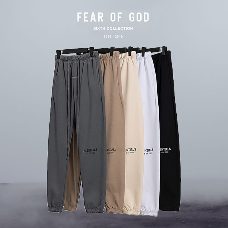 

Fear of God FOG Pants Essentials Sweatpants Solid Loose Fleece Winter Autumn OverSize Woman Man Pants Fashion Jogger Sweatpants Tracksuits, Contact me