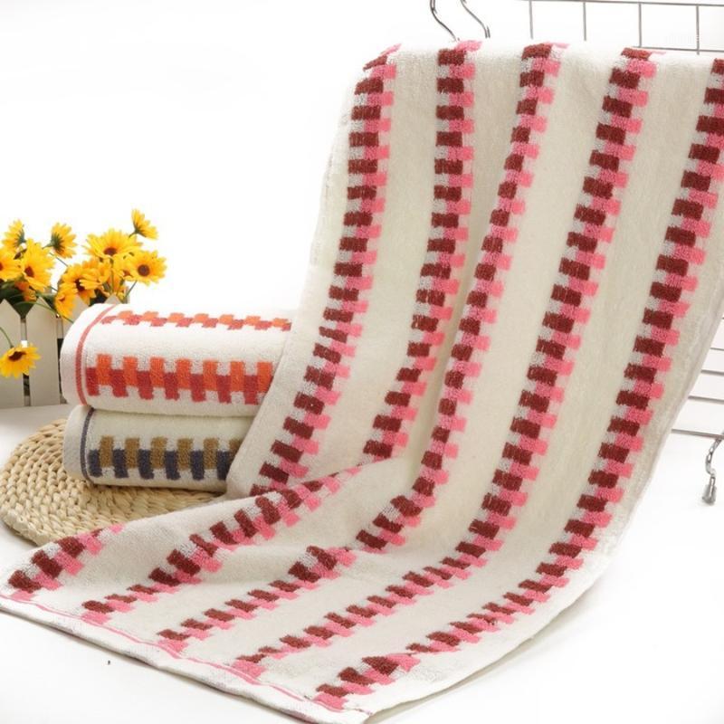 

Cotton Ladder Towel Lengthened Thick Bath Towel Absorbent Soft Washcloth1