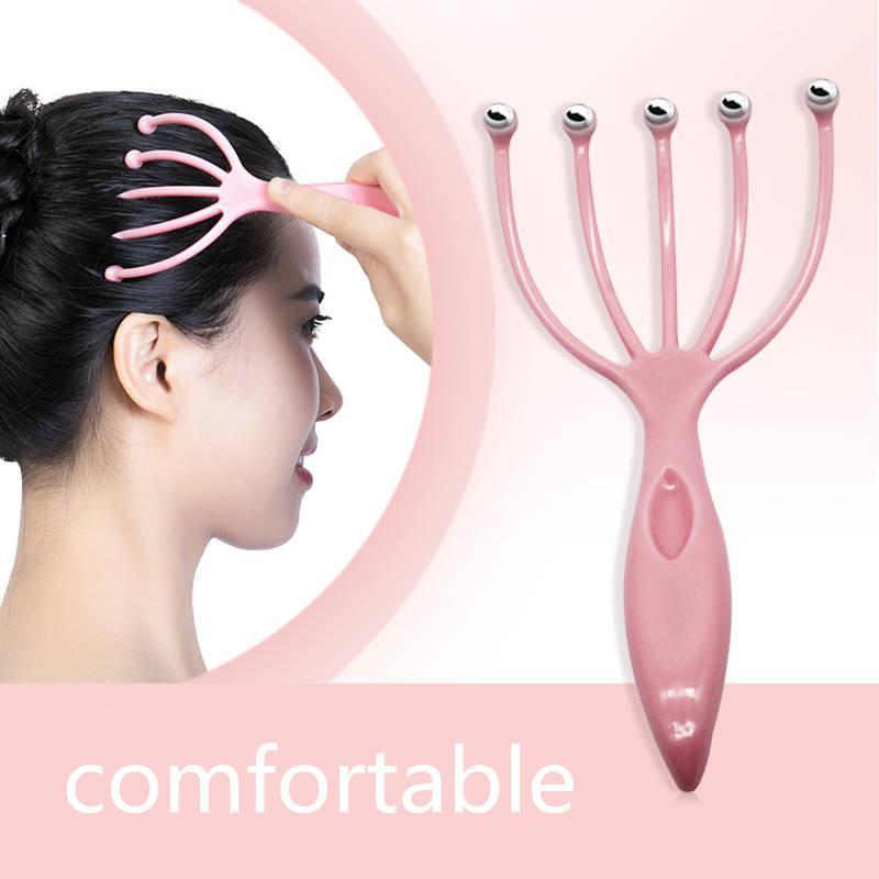 

Ball Five Claw Head Massager Grasper Acupoint Massage Tickle Head Artifact Household Manual Scalp Meridian Brush Massage Comb1
