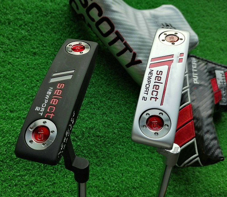 

TIT NEWPORT 2 golf putter word bar practice black silver CASH PT