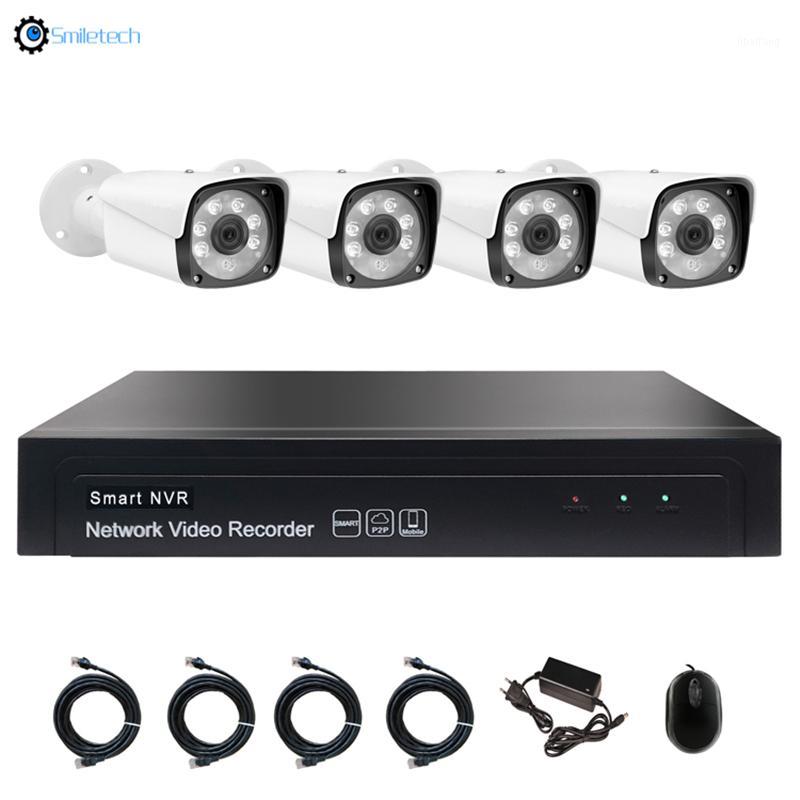 

H.265 3MP 1080P 4CH NVR POE camera kit waterproof IP66 POE Camera Kits 4CH Home Video Surveillance Cameras System1