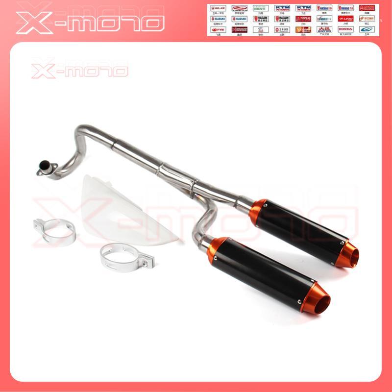 

Stainless Steel Weld On Dual Exhaust Muffler FOR CRF50 PIT BIKES1