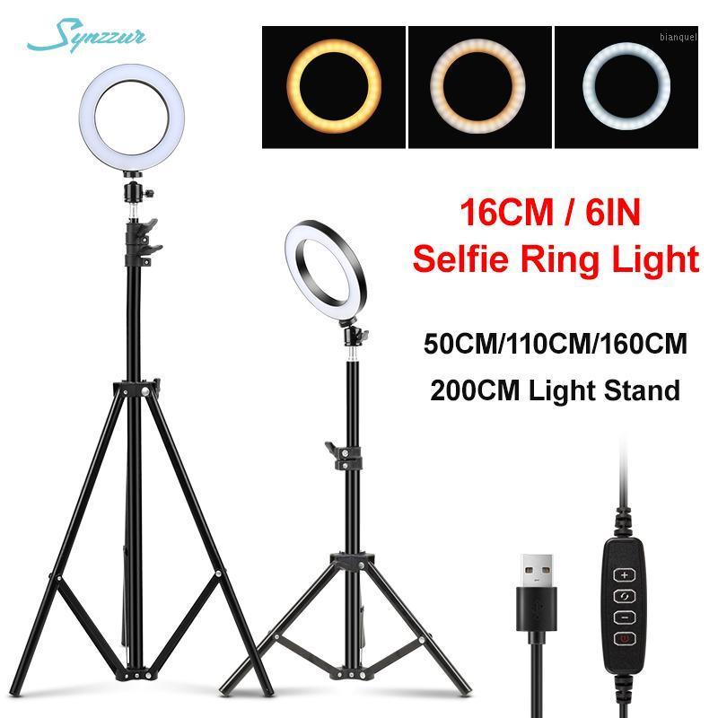 

LED Ring Lamp Dimmable 3 Mode Photography Selfie Makeup Ring Light 2M Light Stand USB Photo For Youtube Video Shooting1