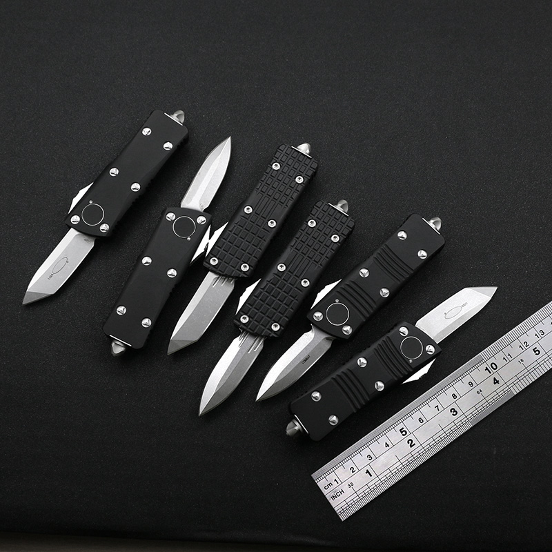 

new Paragraph 7 5.51inch D2 steel aviation aluminum T6061 handle mini outdoor hunting survival automatic knife quick opening tool