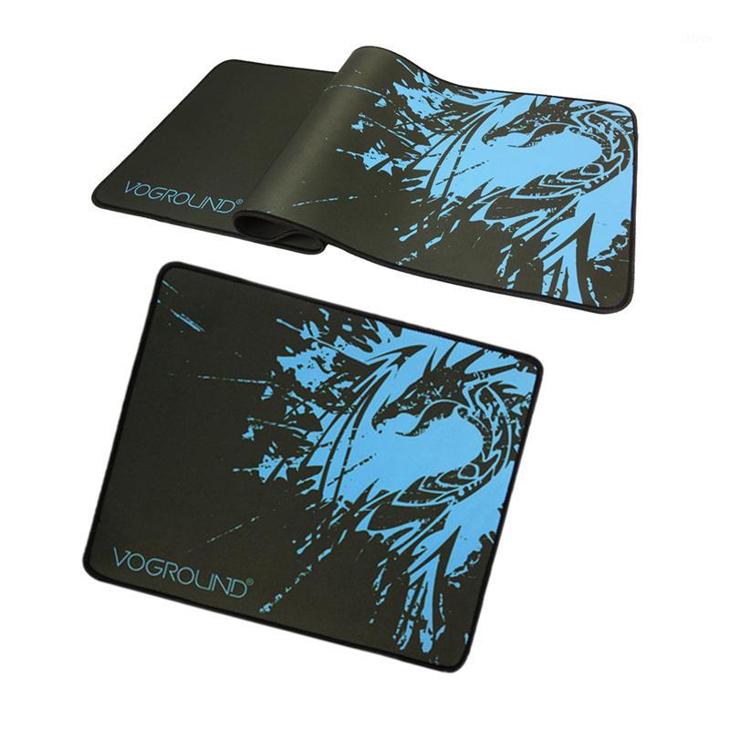 

2x Voground Blue Dragon Speed Locking Edge Natural Rubber Mouse Pad Large Waterproof Desk Gaming Mousepad Mat for Dota1