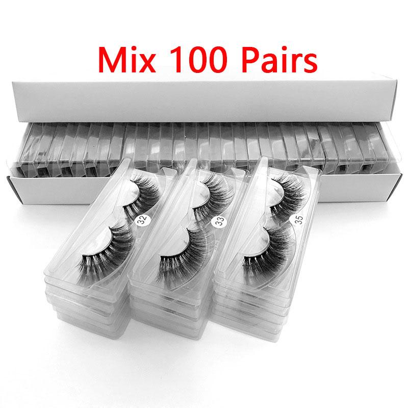 

makeup Eyelashes Wholesale 3D Mink Lashes Natural False Eyelashes Long faux cils Fake wholesale lashes IN bulk