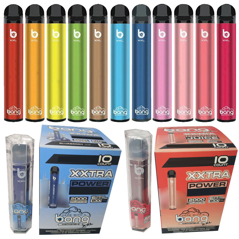 

Vape pen mods 6ML pods prefilled pre filled filling Disposable e cigarette 6 ml 2000 Puffs bang xxl kit