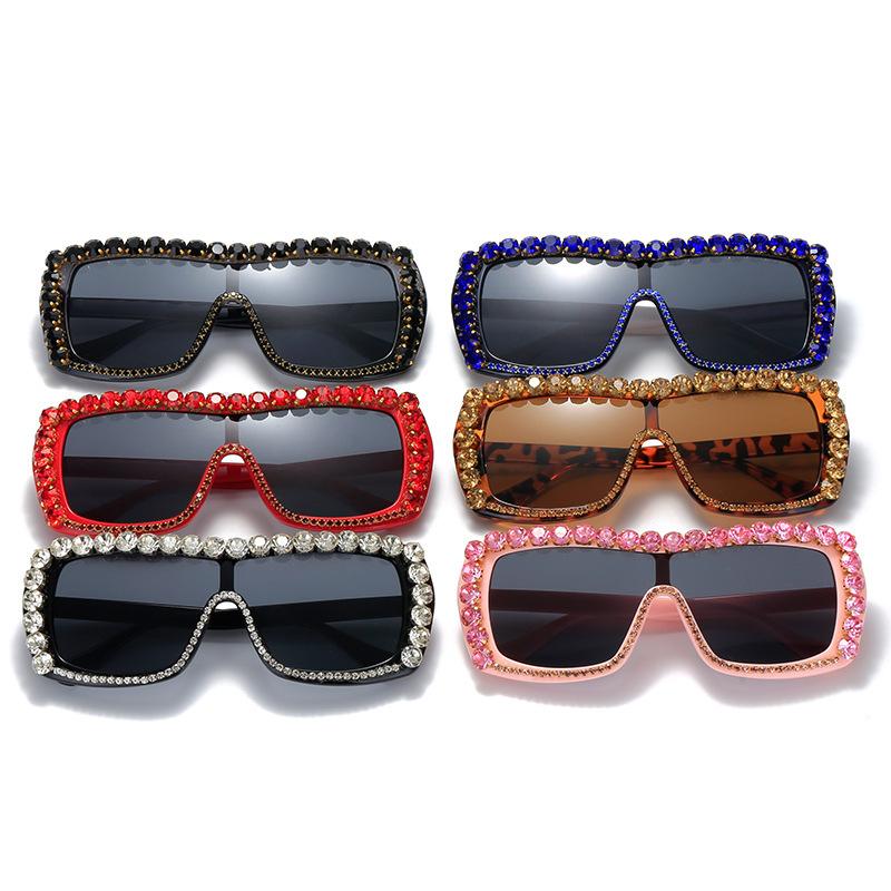 

Sunglasses 2022The European And American Fashion Ladies, Paste Diamond Hip-hop Personality Trend