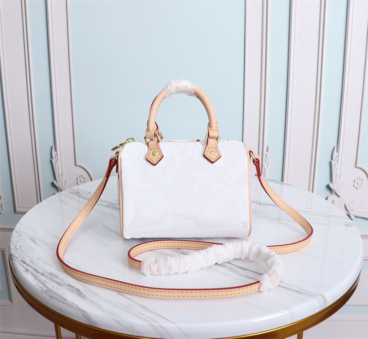 

2020 High Quality Luxurys Designers Bags Purse Woman Fashion Crossbody Bag M61252Shoulder Bags Mini Nano Speedy Chain Bag With Dust Bag, Paper bag