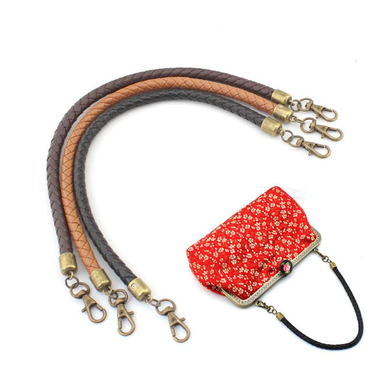 

35cm PU Leather Bag Handle DIY Replacement Bag Strap Women Detachable Crossbody Shoulder Belts Strap Accessories Parts