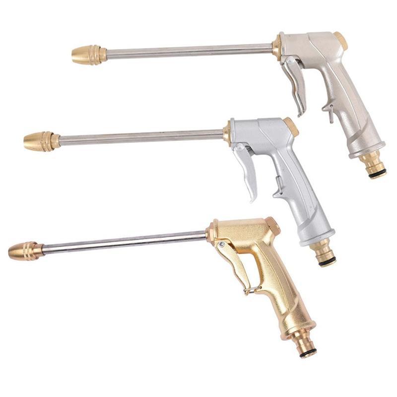 

High Pressure Power Washer Gun Spay Brass Nozzle Garden Car Washing Cleaning Water Nozzle Spray Distance 10-20 Meters