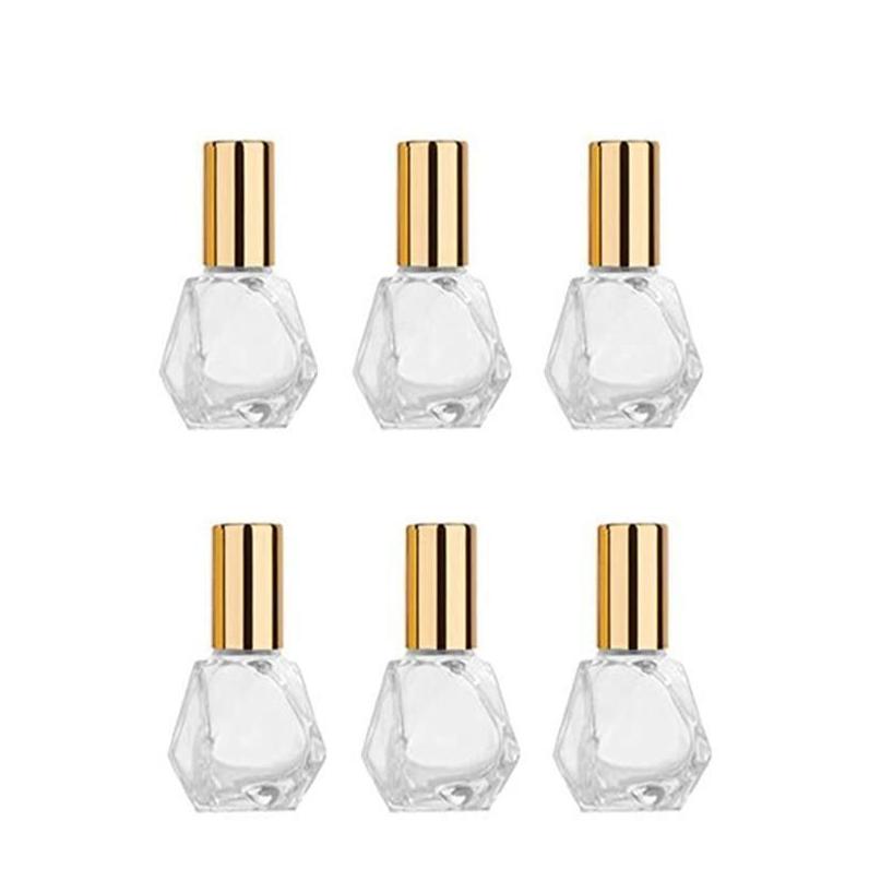 

8Ml Refillable Travel Clear Glass Roller Bottle Essential Oil Perfume Roll On Bottles Cosmetic Container Jar Vial Clear Glass Roller Yijsk