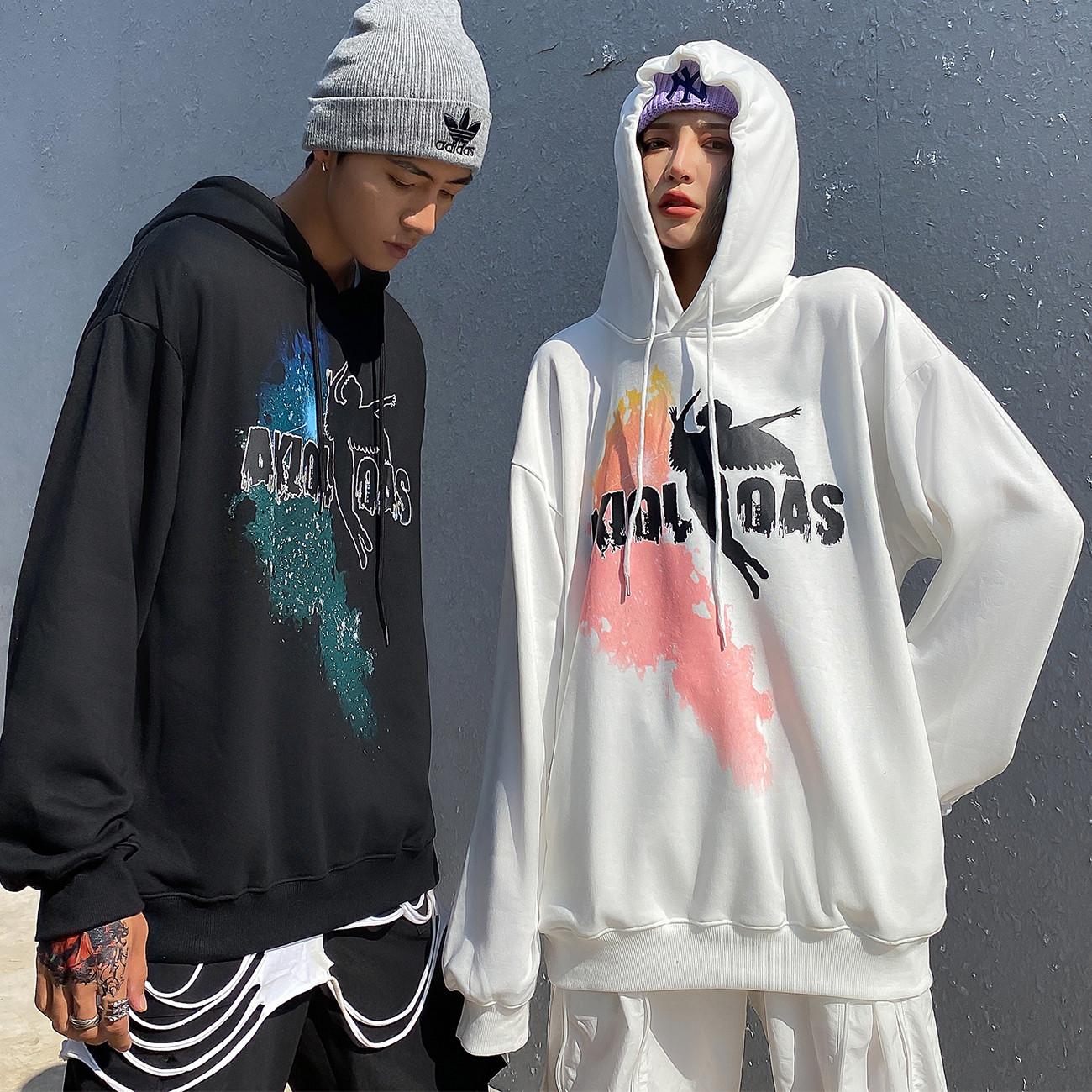 

2021 New Hip Hop Black Cotton Streetwear for Men Autumn Retro Pattern Print Hoodie Pullovers Harajuku Sweatshirts Ityj, White