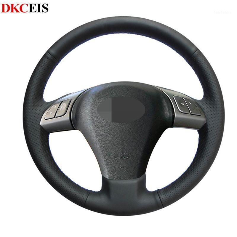 

Hand-stitched Black Soft Artificial Leather Anti-slip Soft Car Steering Wheel Cover for Tribeca 2014 B9 Tribeca 2006-20071