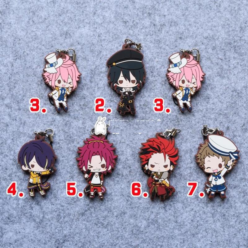 

Anime Keychain Ensemble Stars SakumaTrickstar Keychian Keyrings Portachiavi llavero