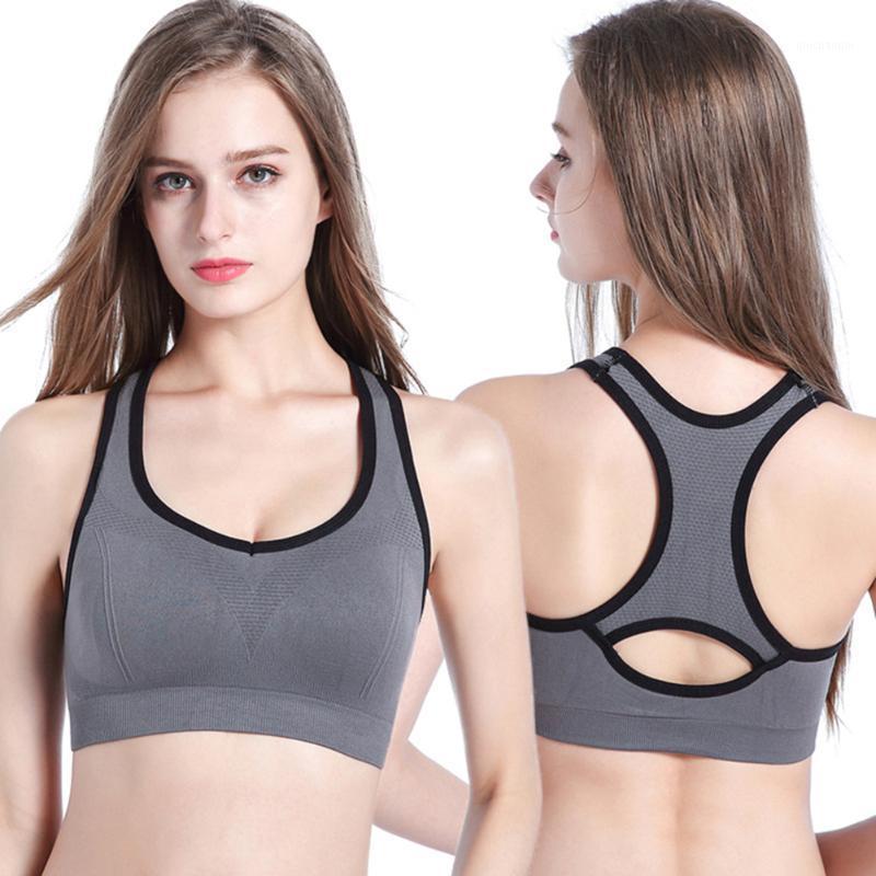 

Quick Dry Padded Sports Bra,Women Wirefree Adjustable Fitness Top Sport Brassiere,Push Up Seamless Running Yoga Bra Drop Ship1, Black