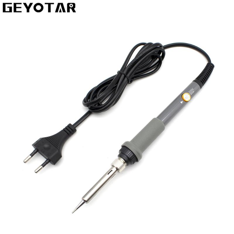 

GEYOTAR 220V 60W Adjustable Temperature Electric Soldering Iron Welding Repair Tools DIY Hand Tools Solder iron EU Plug