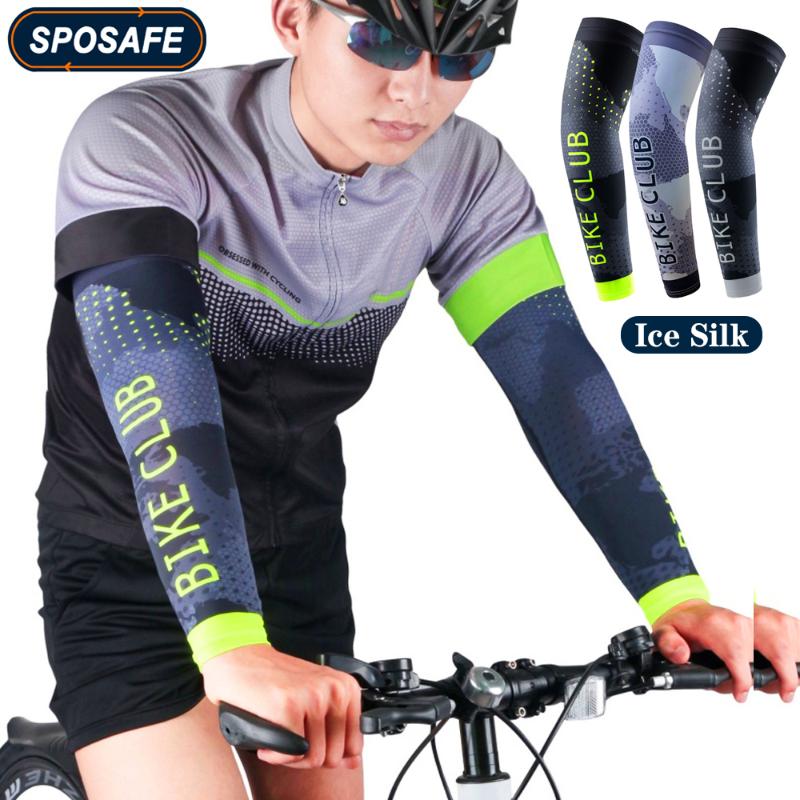 

2Pcs/Pair Ice Silk Cooling Arm Sleeves Compression UV Protection Long Cover for Sports Basketball Football Volleyball Cycling, Black grey
