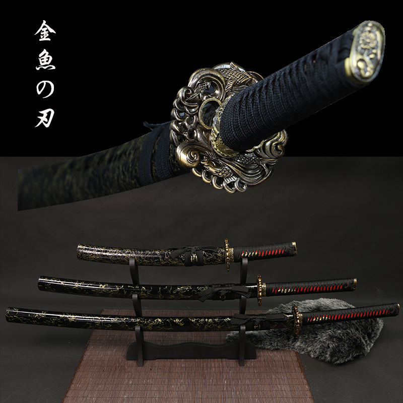

Tanto/Wakizashi/Katana Real Steel Japanese Samurai Swords Handforged Blade Full Tang Antique Knifes New Arrival 201125