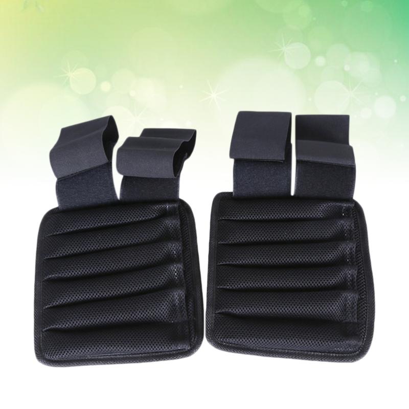 

A Pair of Wristband Adjustable Wrist Brace Arm Wristband for Jogging Aerobics, Black