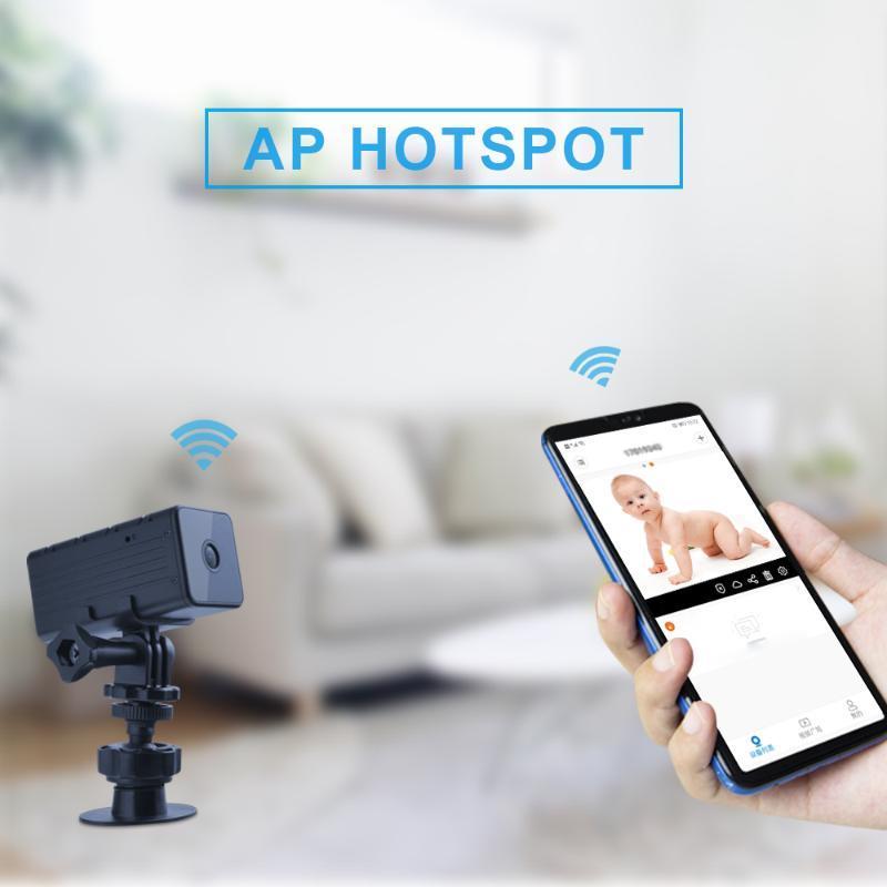 

Webcam Full HD 1080p infrared WIFI camera smart intercom network battery camera Night vision Record while charging Camcorder1