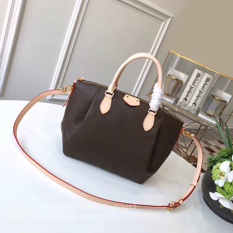 2021 new Fashion 36cm Top quality luxurys designer Fashion Genuine leather women handbag bag Classic letter shoulder bag Free Shipin
