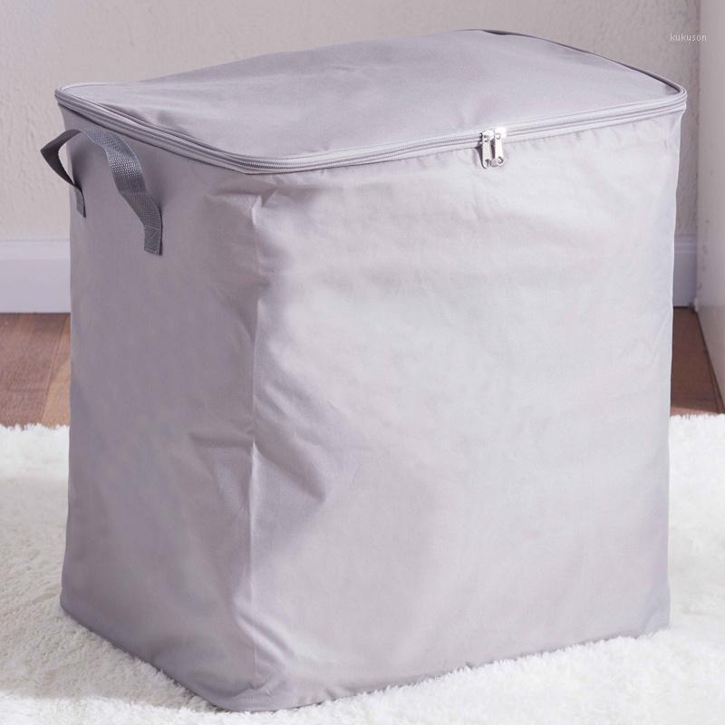 

Solid Color Wardrobe Receive Bag Household Large Oxford Fabric Storage Bag Waterproof Closet Organizer Box For Blanket Quilt1