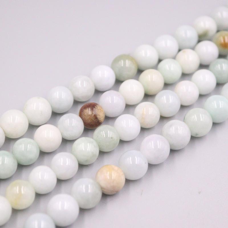 

Natural Jasper Necklace Width 10mm Round Beads Link Chain 19.68-39.36"L For Woman Man