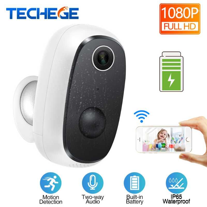 

Outdoor IP Camera 1080p HD Battery WiFi Wireless Surveillance Camera 2.0MP Home Security Waterproof PIR Alarm Audio Low Power1