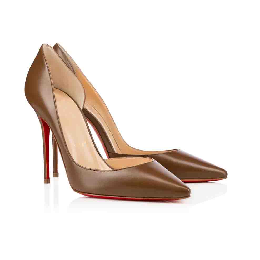 

Sheepskin Genuine Leather Women's Heels Shoes Red Bottom "Iriza"Shoe,Luxurys designers Woman Red Soles Pumps High Heels Party Heel