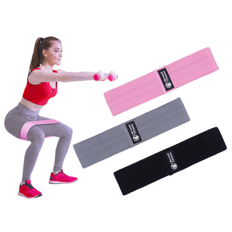 

Fabric Hip Band Set Resistance Booty Bands for Yoga Crossfit Training Workout Leg Exercise Stretching Home Gym Fitness Equipment