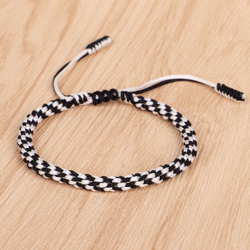 

Multi Color Tibetan Jewelry Buddhist Tibetan Bracelets & Bangles For Women Men Handmade Knots Rope Budda Lucky Bracelet