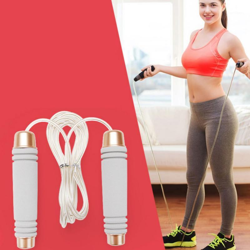 

Sponge handle Adjustable Jump Rope Ball Bearing Skipping Rope Steel Wire jumping ropes for Boxing Gym Fitness Training1