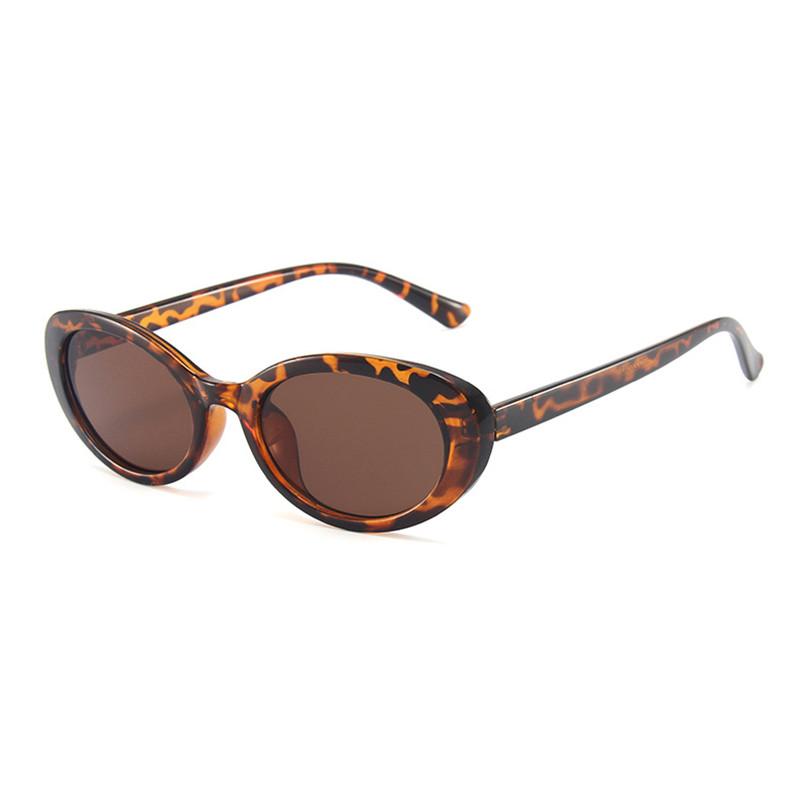 

Sunglasses Oval Fashion Shades Sun Glasses Women Gafas De Sol Eyewear PC Frame Eyeglasses Female
