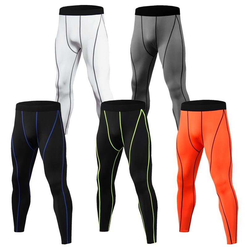 

Men' training compression leggings leggings running running gym fitness pants quick-drying trousers workout training yoga pants, Photo color
