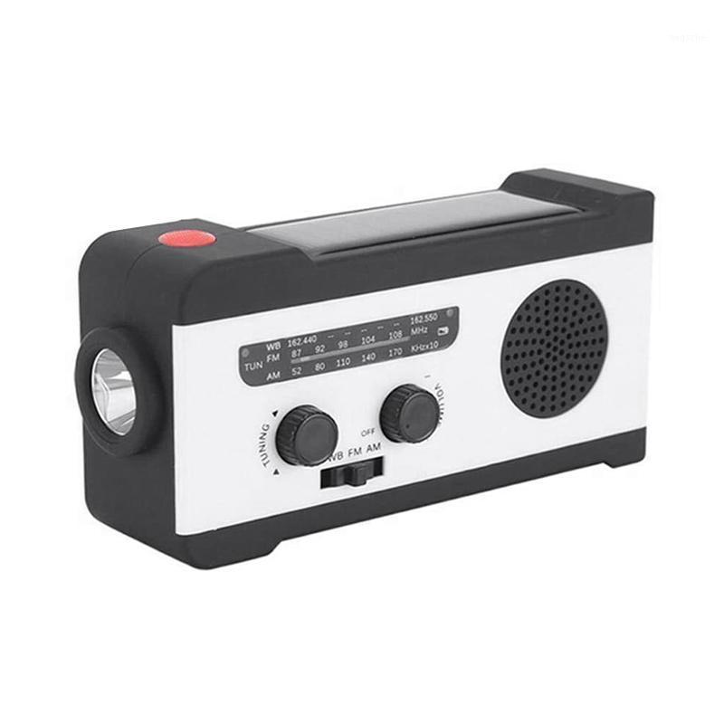 

Portable Solar Hand Crank Radio, NOAA Weather Radio for Outdoor Emergency with AM/FM/WB, LED , SOS1