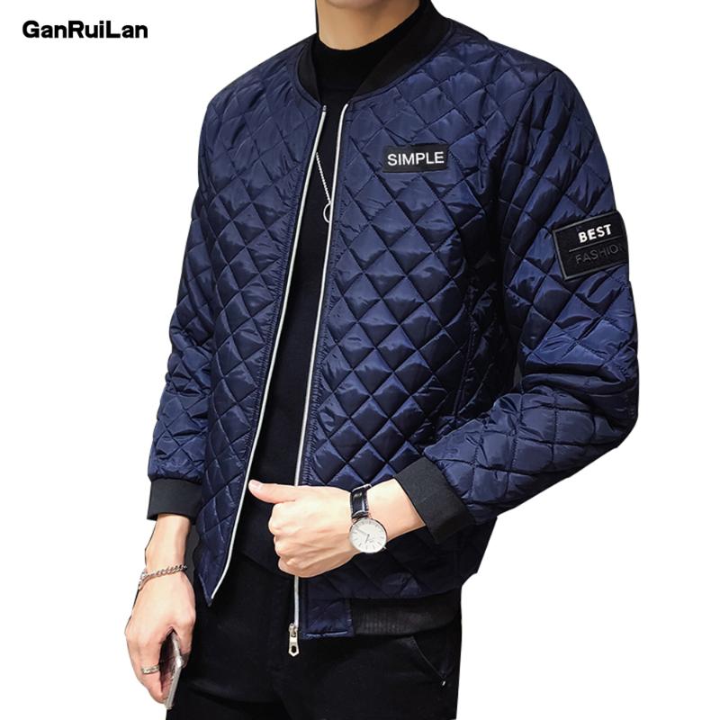 

2020 Slim Warm Coats Autumn Winter Men's Lightweight Windproof Packable Warm Jacket Solid Color Jackests Outwear JK19097, Red color
