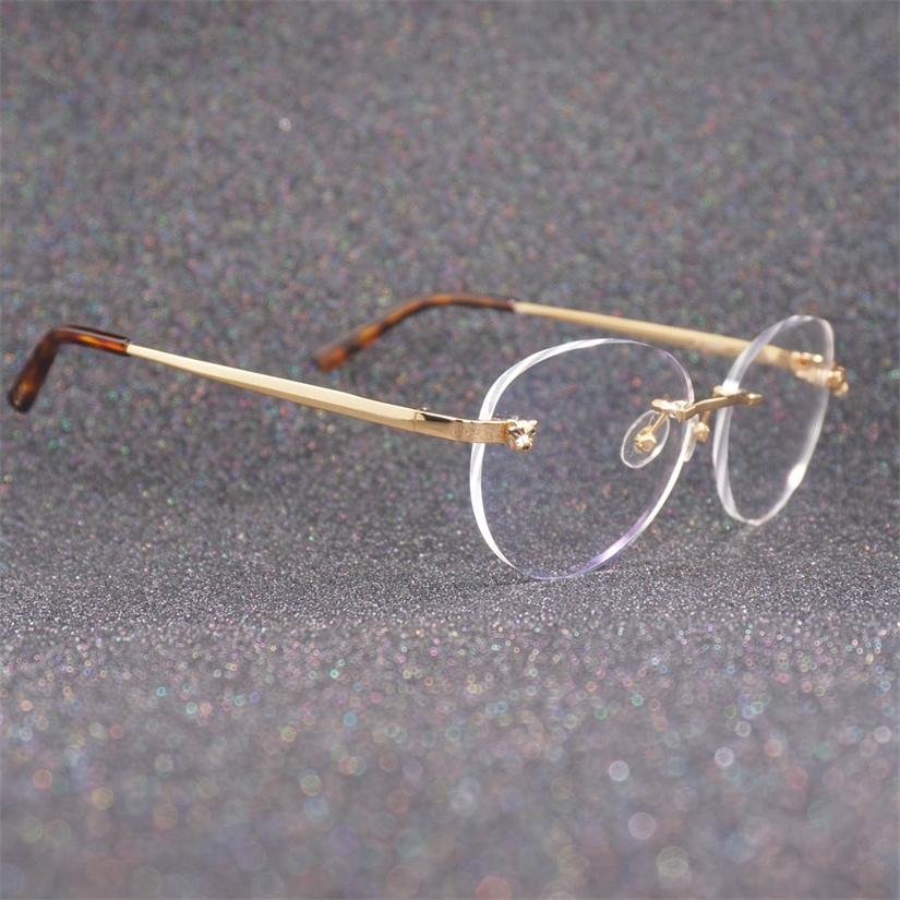 

Panther Optical Metal Frame Man French Women's Glasses Frame for Women Spectacle Frames Men's Eyeglasses Frames Eyeglass Female