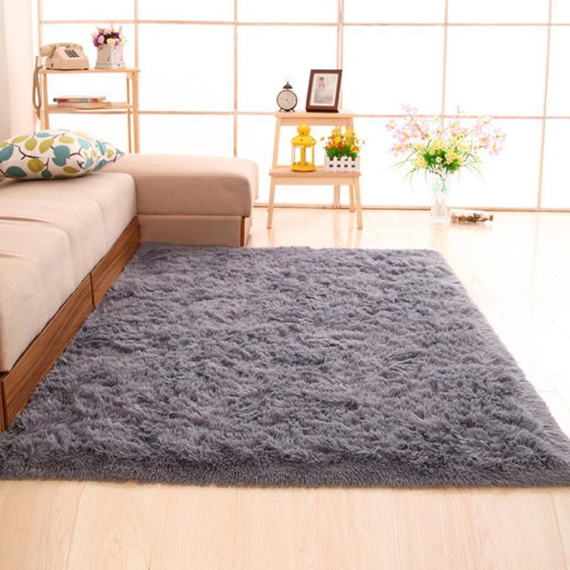 

Customized Short-haired Long-haired Hand Washable Carpet Rug for Home Living Rooms1, Short-hair grey