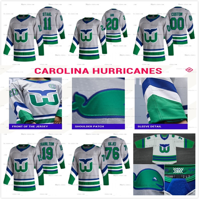 

2020-21 Carolina Hurricanes Reverse Retro Jerseys Andrei Svechnikov Sebastian Aho Brady Skjei Petr Mrazek Justin Williams Dougie Hamilton, Black women: size s-xxl