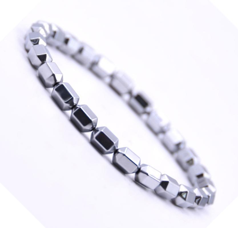 

Power Beautiful Black Hematite stone Bracelet for Healing and Energy or Arthritis Pain Relief