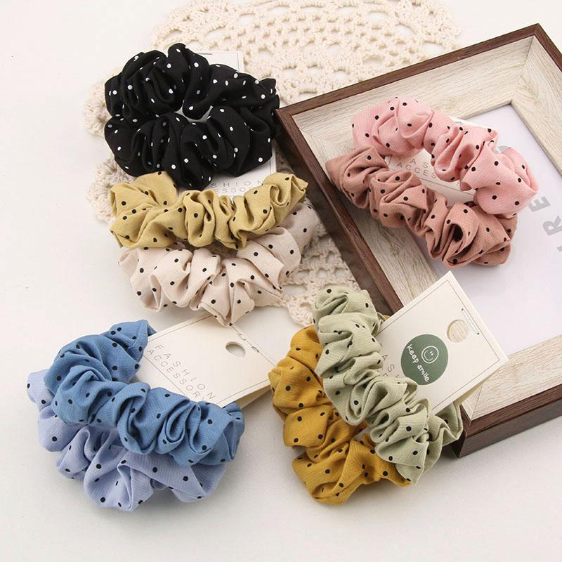 

Plaid Scrunchie Elastic Hair Rubber Bands for Women Girl Holiday Headwear Ponytail Hair Accessories
