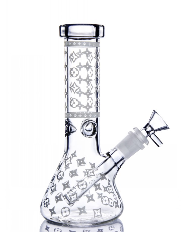 

7.8inchs New Style Glass Water Bongs Hookahs Heady Dab Rigs Downstem Perc 14mm bowl Smoke Pipe