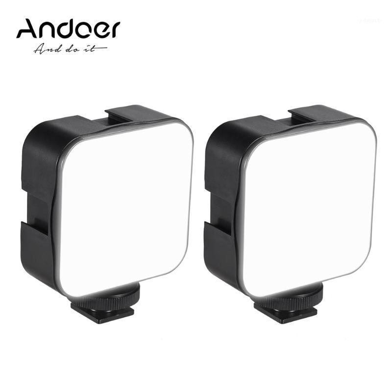 

Andoer Mini LED Video Light Photography Fill-in Lamp 6500K Dimmable 5W with Cold Shoe Mount Adapter for DSLR1