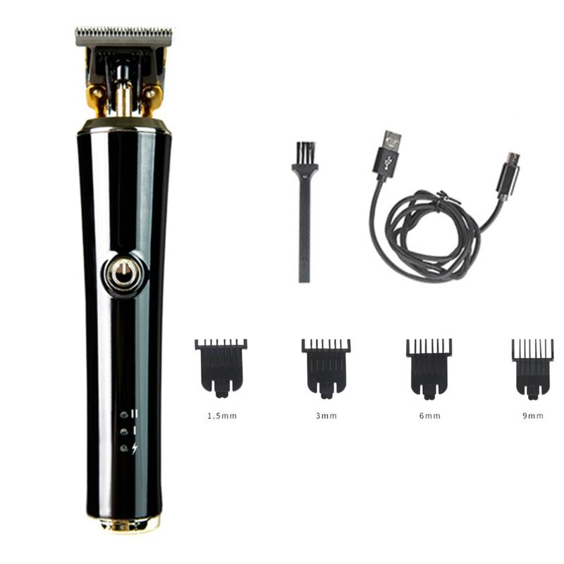 

Electric Men Hair Trimmer Rechargeable Hair Clippers Low Noise Cutting Kit X9FE